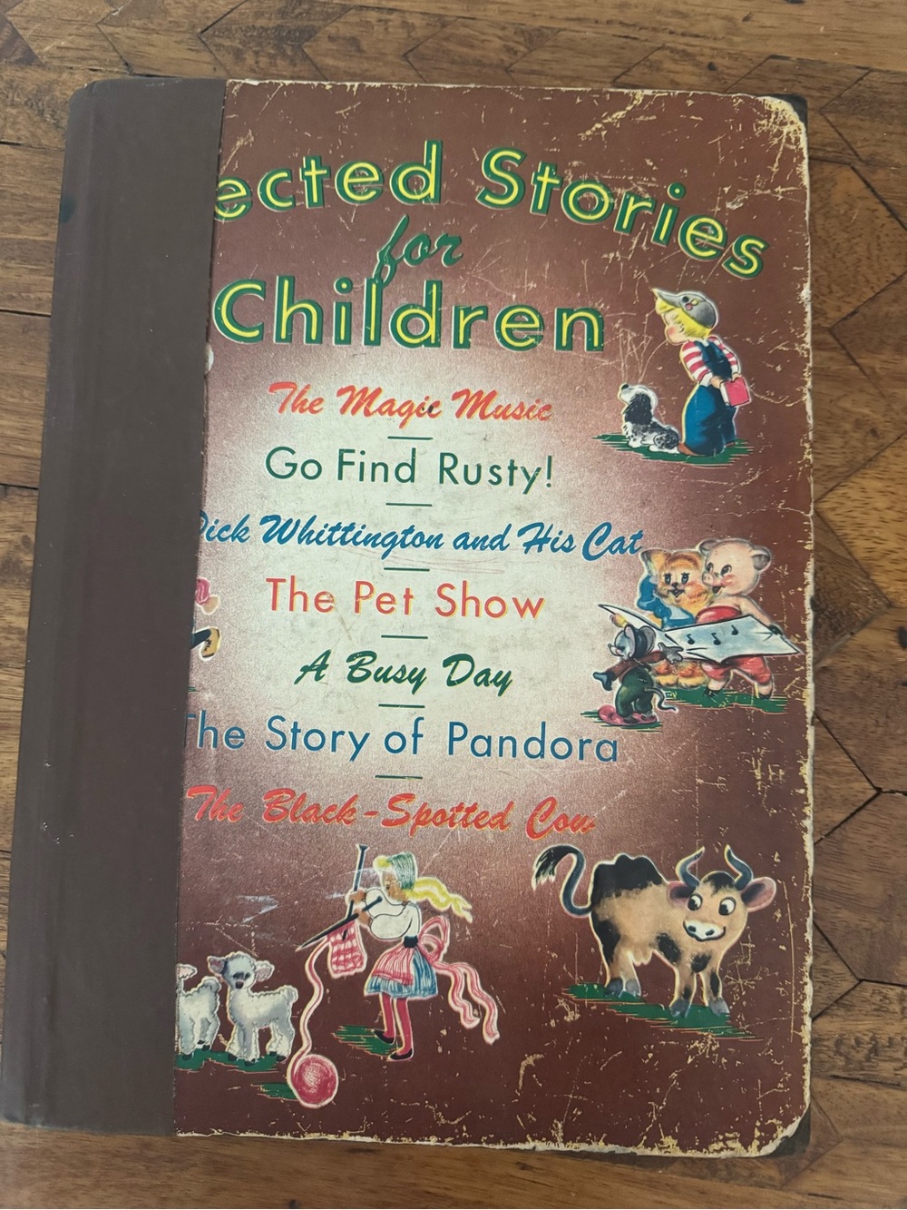 Vintage 1940’s illustrated children’s story book  vintage nursery room decor